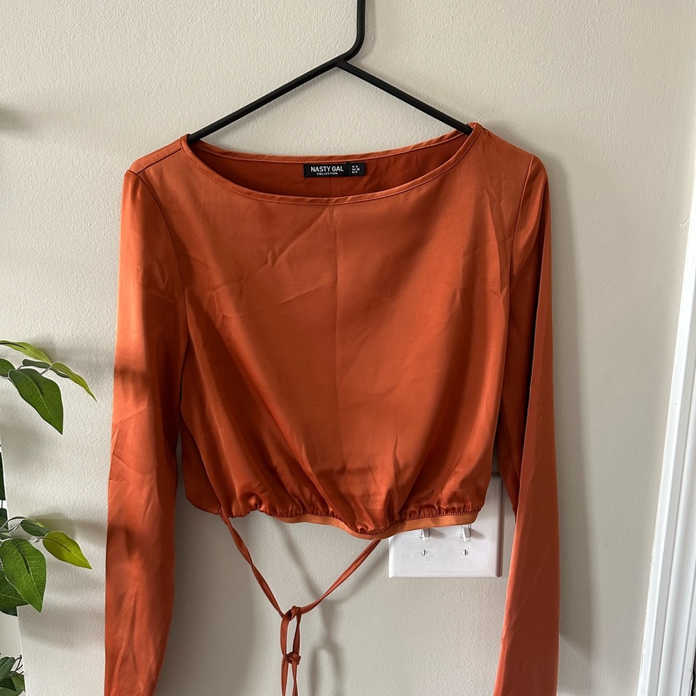Nasty Gal Women's Orange Top